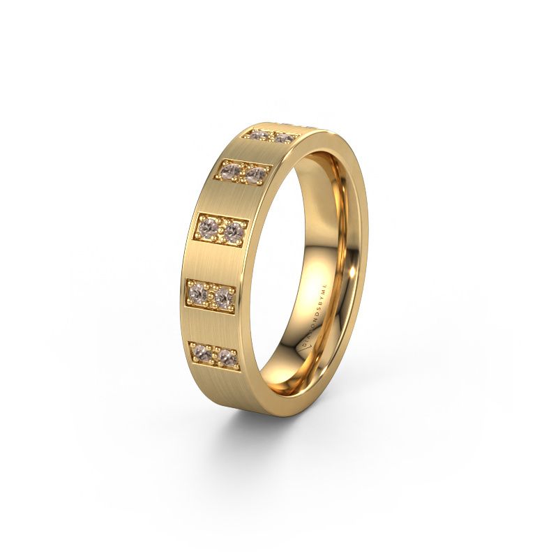 Ehering WH2013L 585 Gold Braun Diamant ±5x2 mm