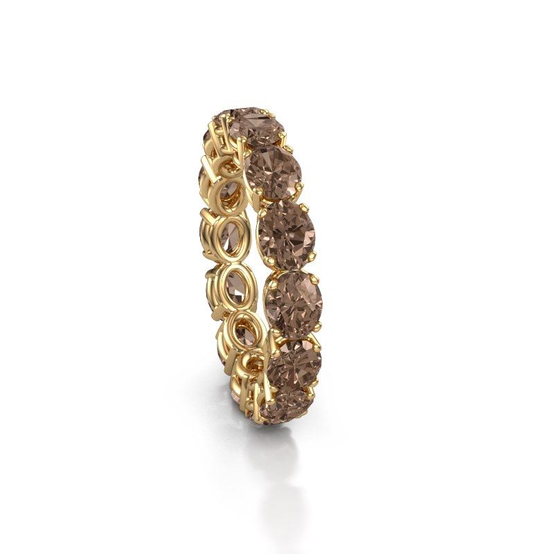 Bild von Ring vivienne ovl 5x4<br/>585 Gold<br/>braun diamant 4.900 crt