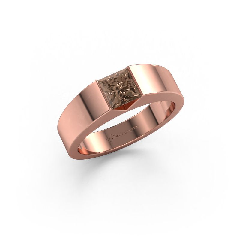 Engagement ring Arlena 1 585 rose gold brown diamond 0.40 crt