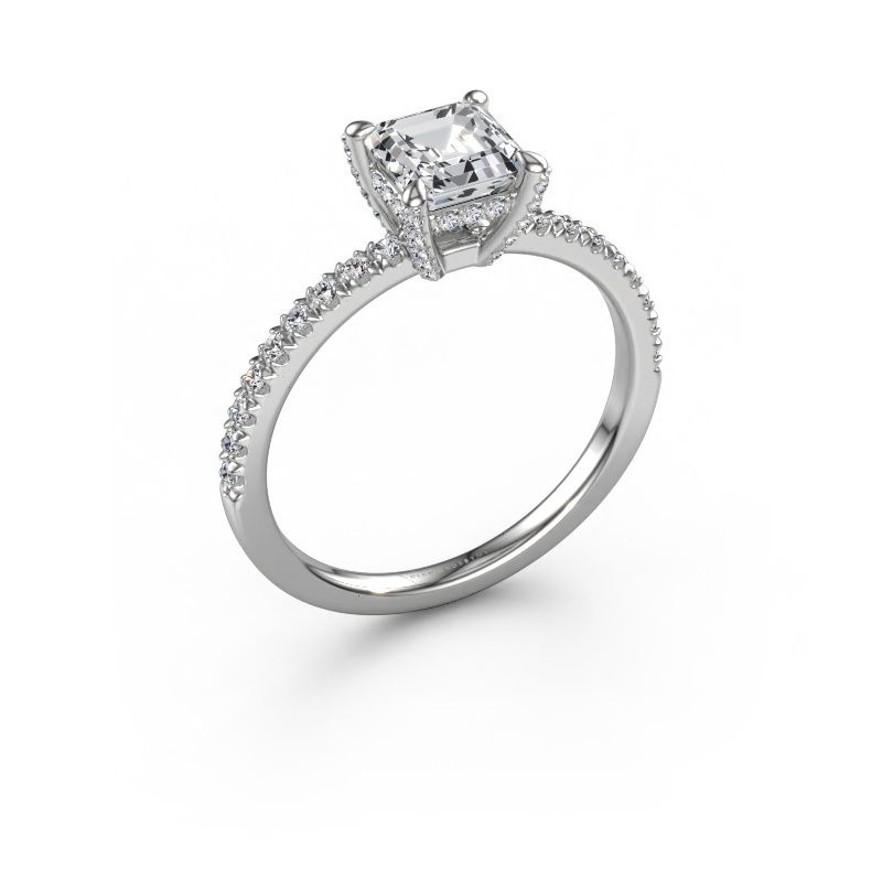 Verlovingsring Saskia 1 ASH 585 witgoud lab-grown diamant 1.29 crt