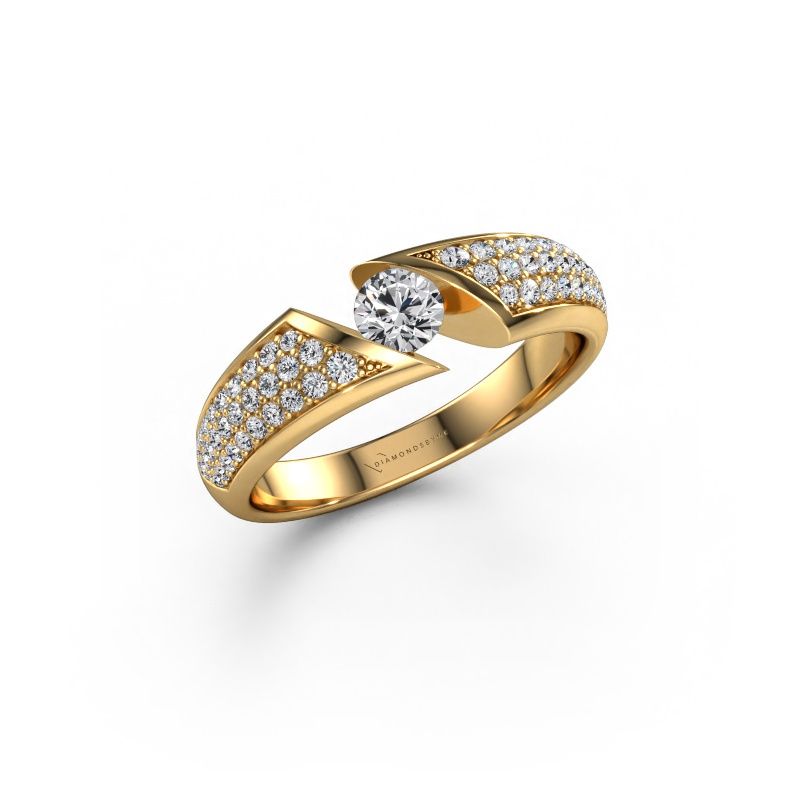 Ring Hojalien 3 585 gull lab-diamant 0.621 crt