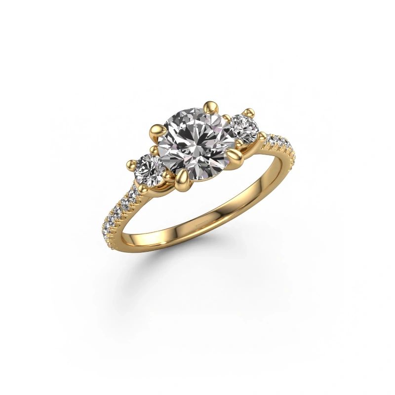 Engagement ring Jesica 585 gold lab-grown diamond 0.98 crt