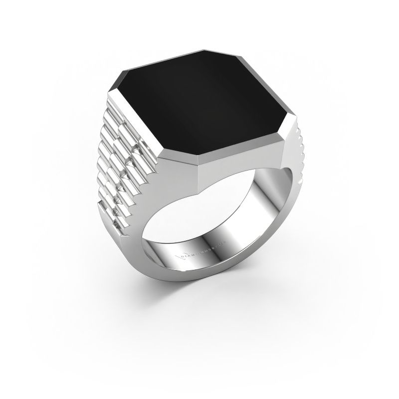 Siegelring Brent 5 950 Platin Onyx 18x15 mm
