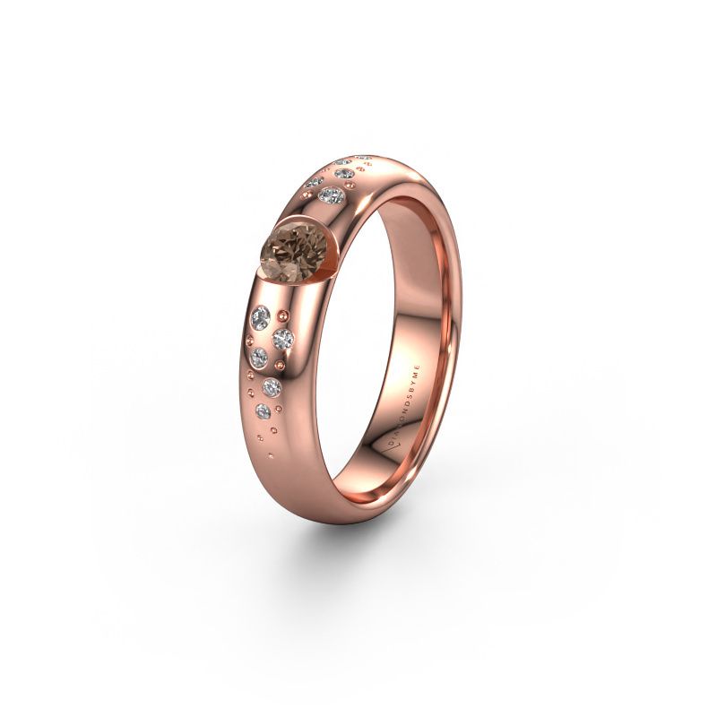 Alliance WH2104L34A 585 or rose diamant brun ±4,5x1.7 mm