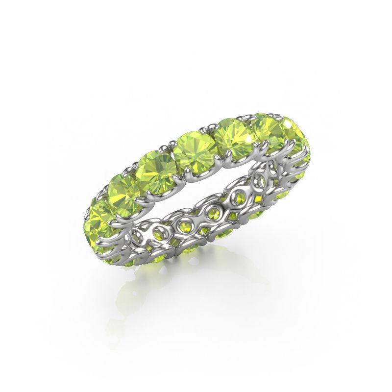Ring Estee 4.0 585 Weißgold Peridot 4 mm