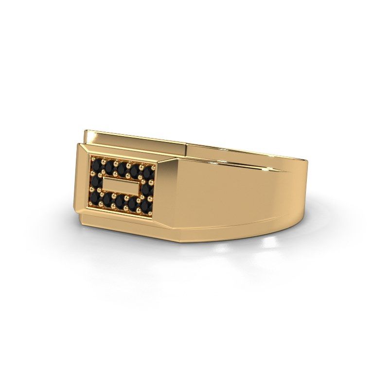 Image de Bague pour homme Roan<br/>585 or jaune<br/>Diamant noir 0.216 crt