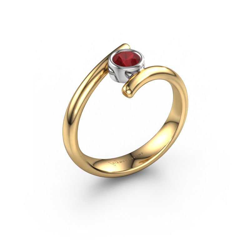 Ring Mary 585 Gold Rubin 4 mm