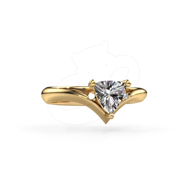 Ring Arlette 585 gold lab grown diamond 0.915 crt