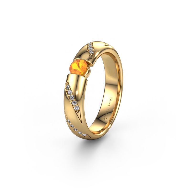 Ehering WH2102L34A 585 Gold Citrin ±5x1.7 mm