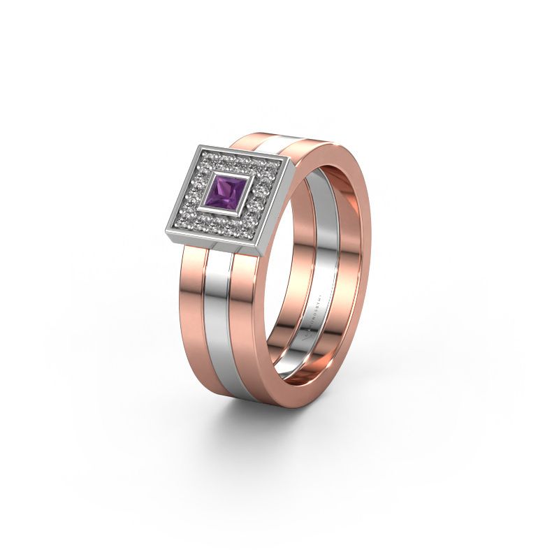 Alliance WH2104L 585 or rose améthyste ±6 x 2,8 mm