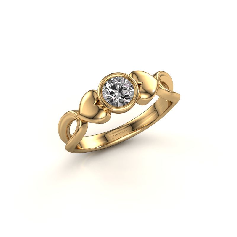 Image of Ring Lorrine 585 gold diamond 0.50 crt