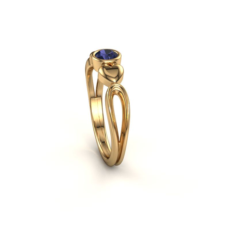 Image of Ring Lorrine 585 gold sapphire 4 mm