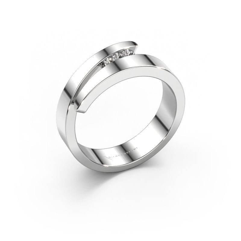 Ring Alia 585 white gold diamond 0.065 crt