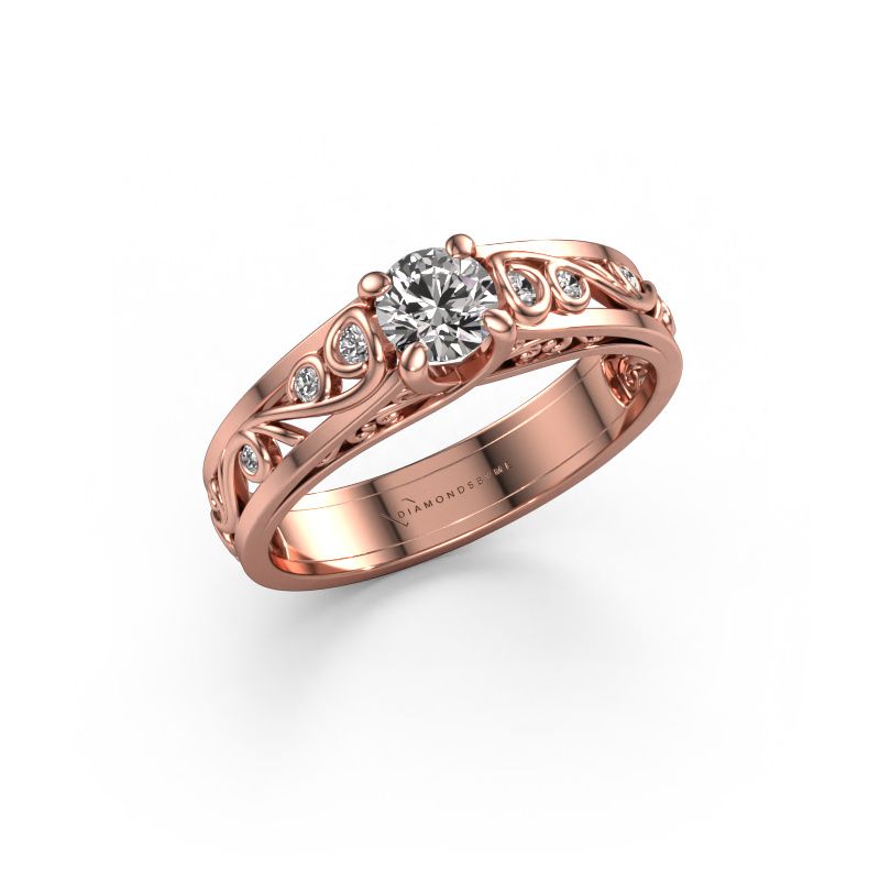 Ring Quinty 585 Roségold Diamant 0.485 crt