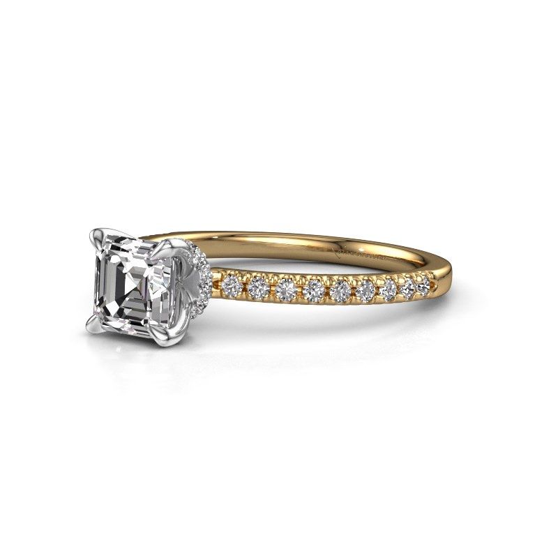 Afbeelding van Verlovingsring Crystal ASSC 4 585 goud lab-grown diamant 1.25 crt