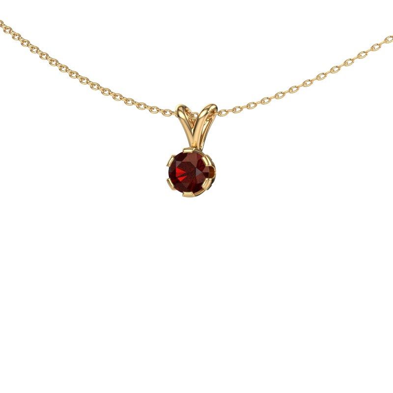 Pendant Julia 585 gold garnet 5 mm