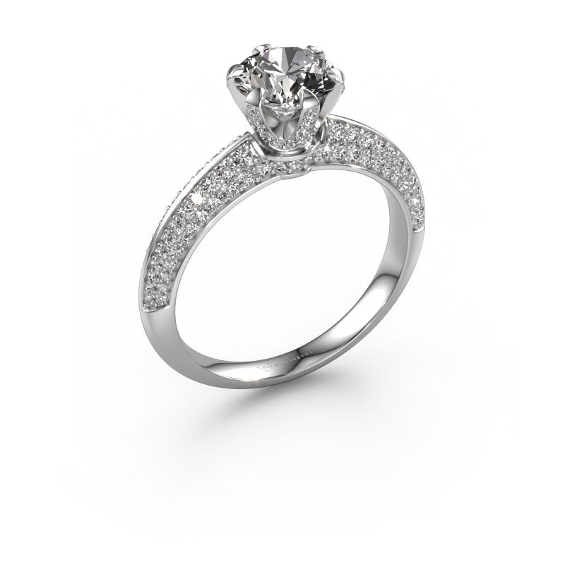Förlovningsring Abby 950 platina diamant 1.65 crt