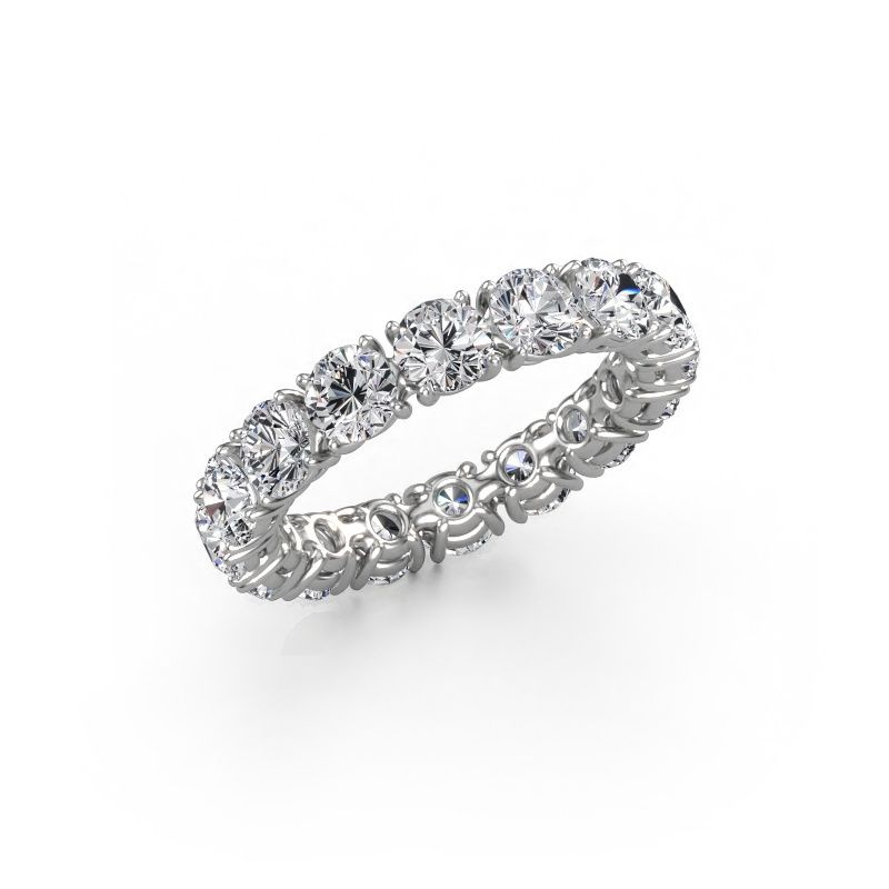 Vorsteckring Vivienne 4.0 585 Weissgold Lab-grown Diamant 4.00 crt