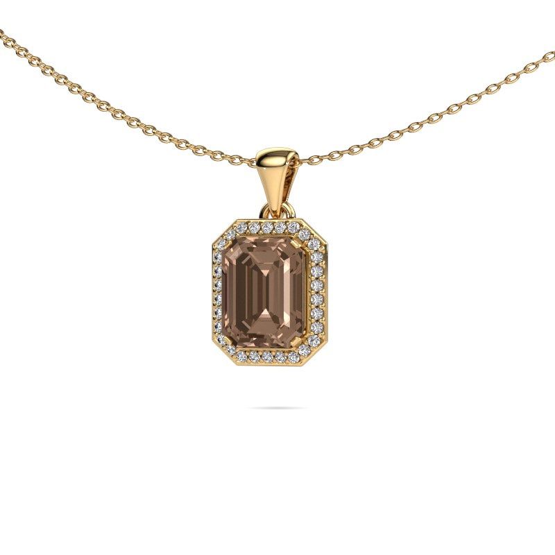 Hanger Dodie 585 goud bruine diamant 1.88 crt