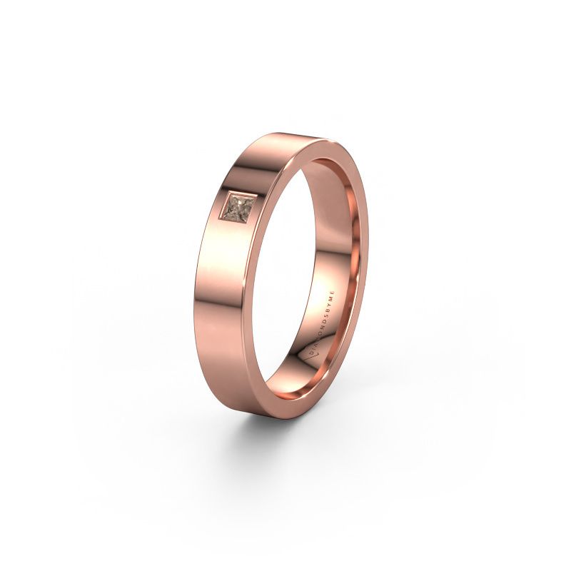 Alliance WH0101L14APSQ 585 or rose diamant brun ±4 x 1,7 mm