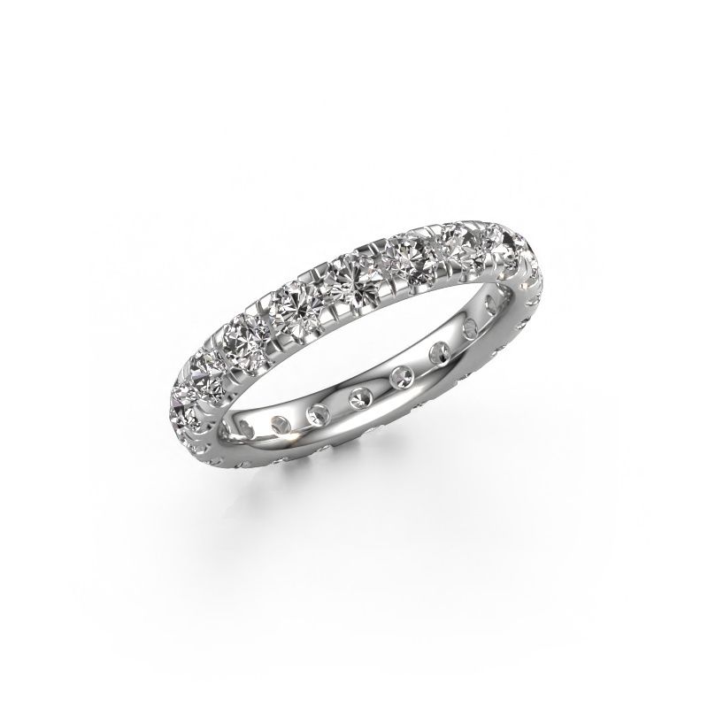 Aanschuifring Jackie 3.0 585 witgoud lab-grown diamant 2.00 crt
