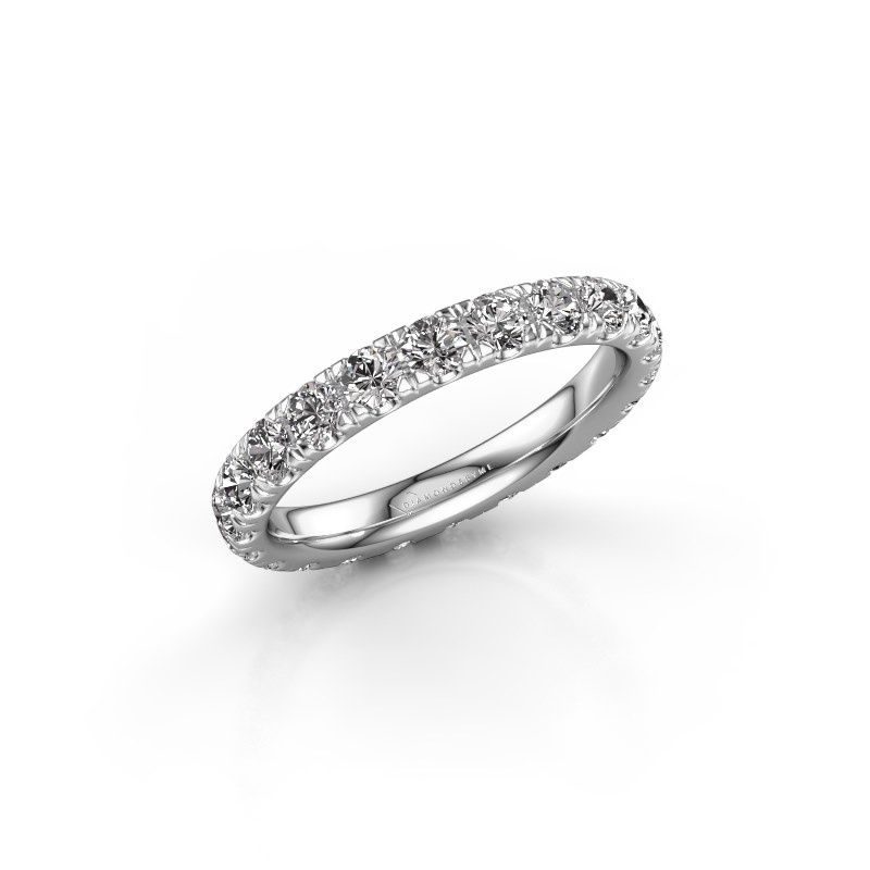 Image of Stackable Ring Jackie 2.7<br/>585 white gold<br/>Lab-grown Diamond 1.76 Crt