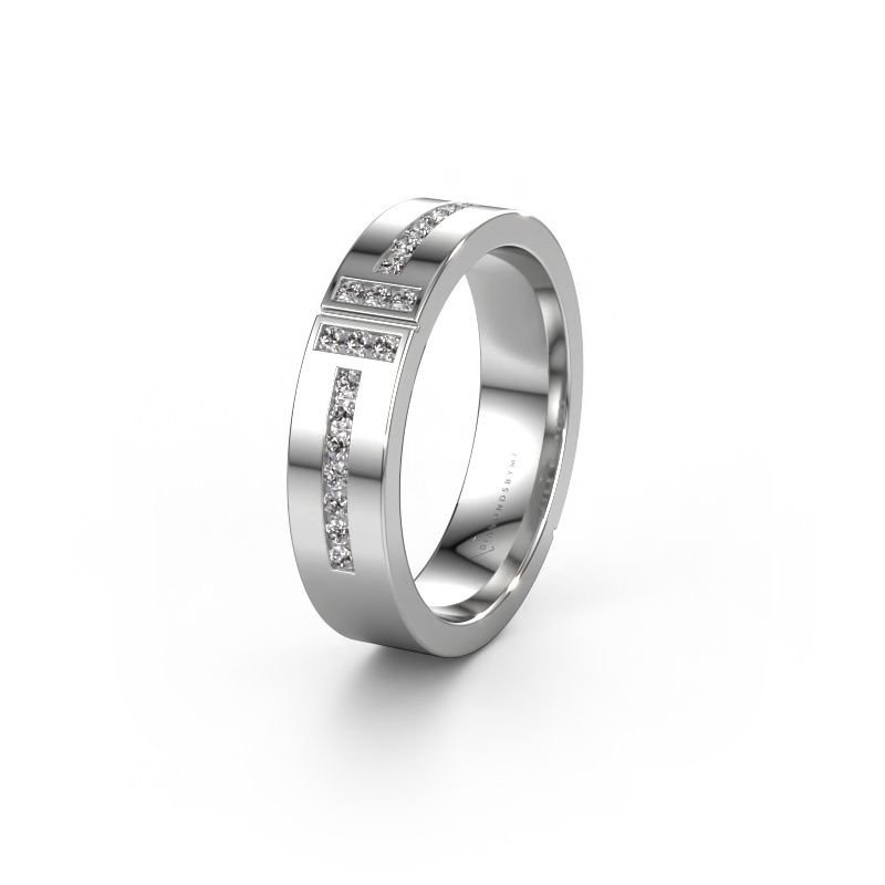 Ehering WH1106L15AP20 585 Weißgold Diamant ±5x1.7 mm