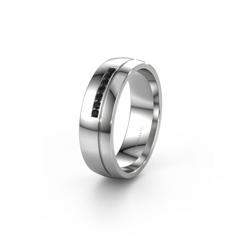 Ehering WH0308L26AP 950 Platin Schwarz Diamant ±6x1.7 mm