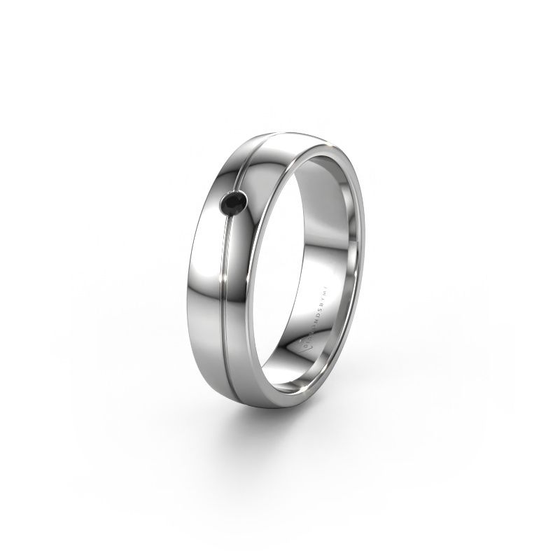 Ehering WH0901L25AP 950 Platin Schwarz Diamant ±5x1.7 mm
