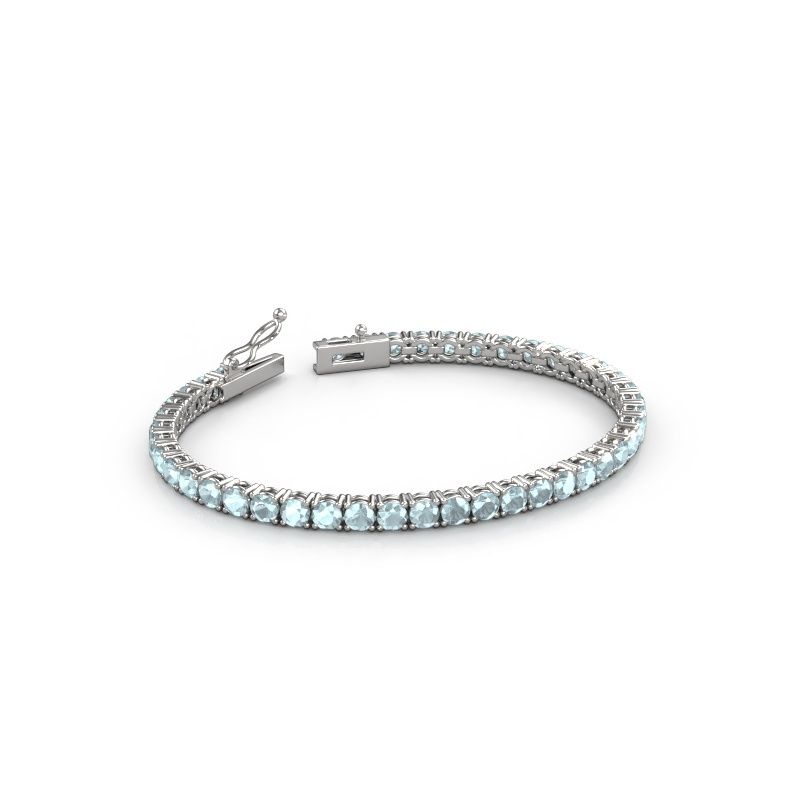 Tennisarmband Shirley 3.7 585 witgoud
