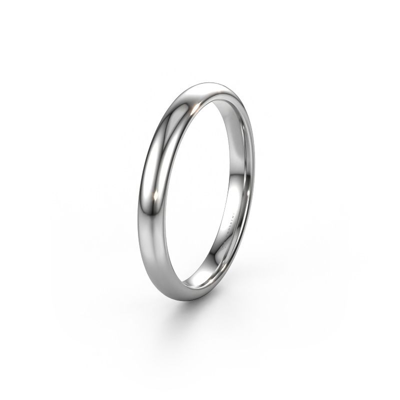 Wedding ring WH0100M33BP 950 platinum ±3x2 mm