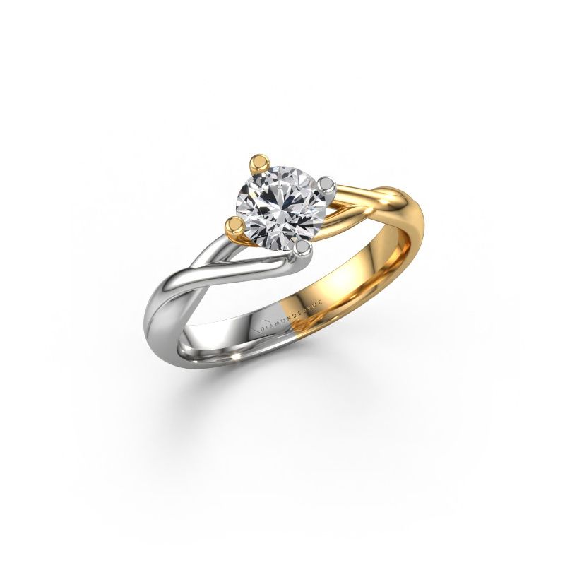 Engagement ring Paulien 585 gold diamond 0.70 crt
