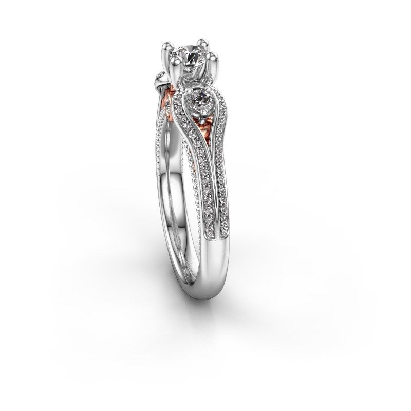 Afbeelding van Verlovingsring Nikita<br/>585 witgoud<br/>Diamant 0.57 crt