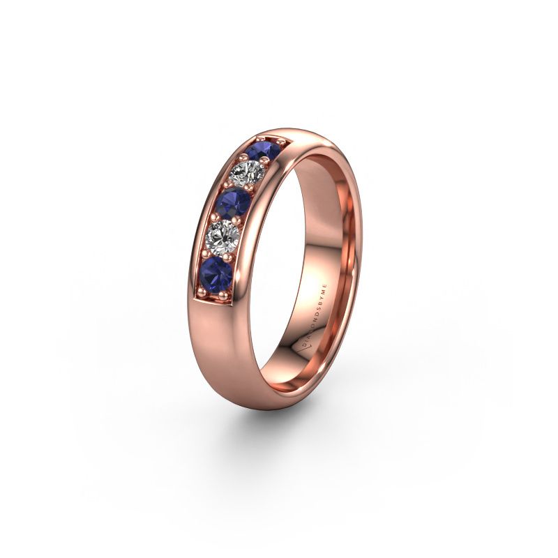 Ehering WH0111L35BP 585 Roségold Saphir ±5x2 mm