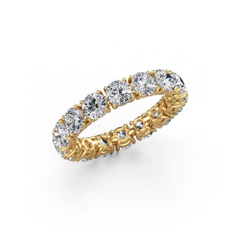 Stackable ring Vivienne 4.0 585 gold lab-grown diamond 4.00 crt