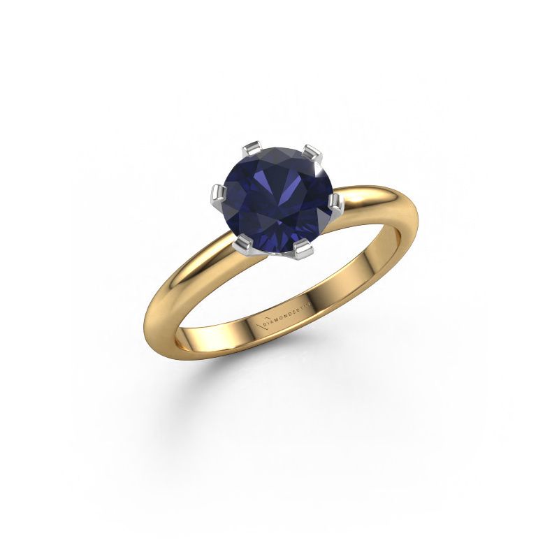 Verlobungsring Tiffy 1 585 Gold Saphir 7 mm