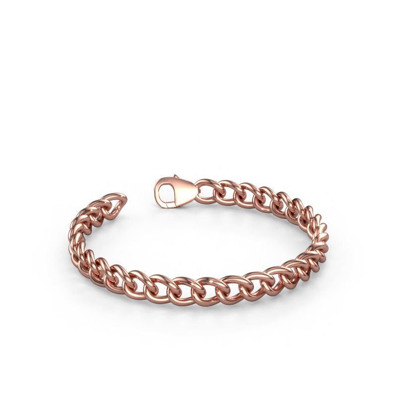 Panzer Armband ±7 mm 585 Roségold
