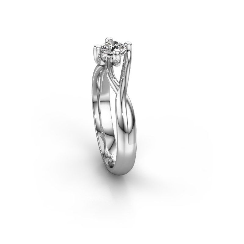 Image of Ring Paulien<br/>585 white gold<br/>Lab-grown diamond 0.30 crt
