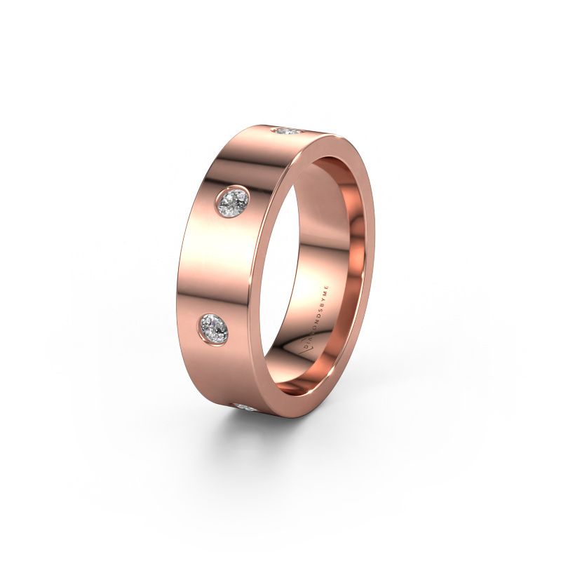 Alliance WH0105L16BP 585 or rose diamant synthétique 0.385 crt ±6 x 2 mm