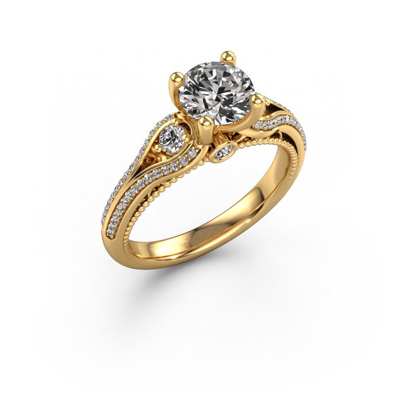 Forlovelsesring Nikita 585 gull diamant 1.320 crt