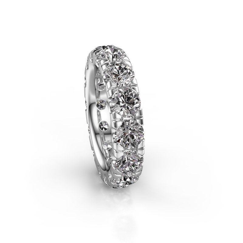 Bild von Vorsteckring jackie 4.7<br/>950 Platin<br/>diamant 5.60 crt