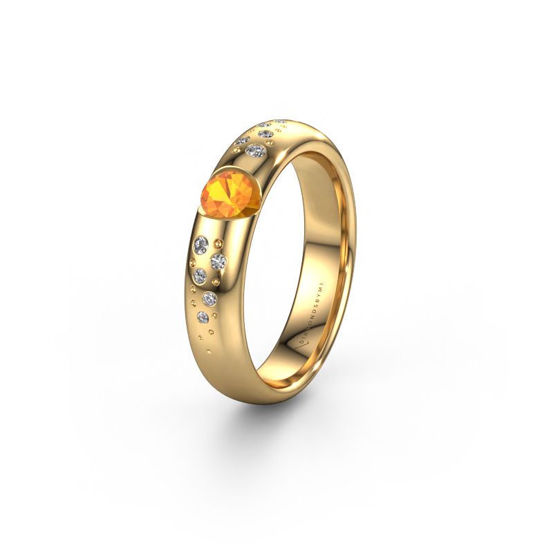 Ehering WH2104L34A 585 Gold Citrin ±4,5x1.7 mm