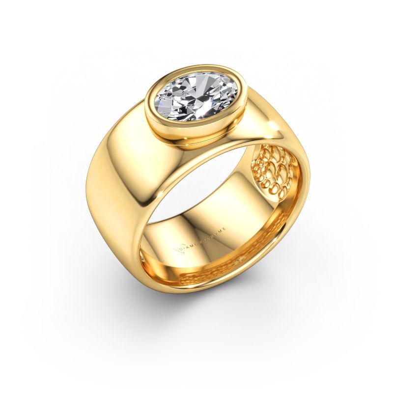 Ring Anouschka 585 gult guld diamant 1.10 crt