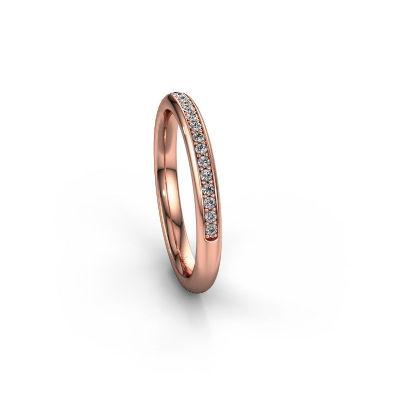 Afbeelding van Aanschuifring SRH0266B20H4<br/>585 rosé goud<br/>Lab-grown diamant 0.173 crt