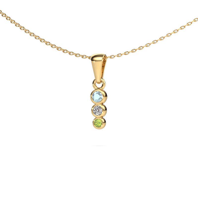 Anhänger Felica 585 Gold Aquamarin 2.7 mm