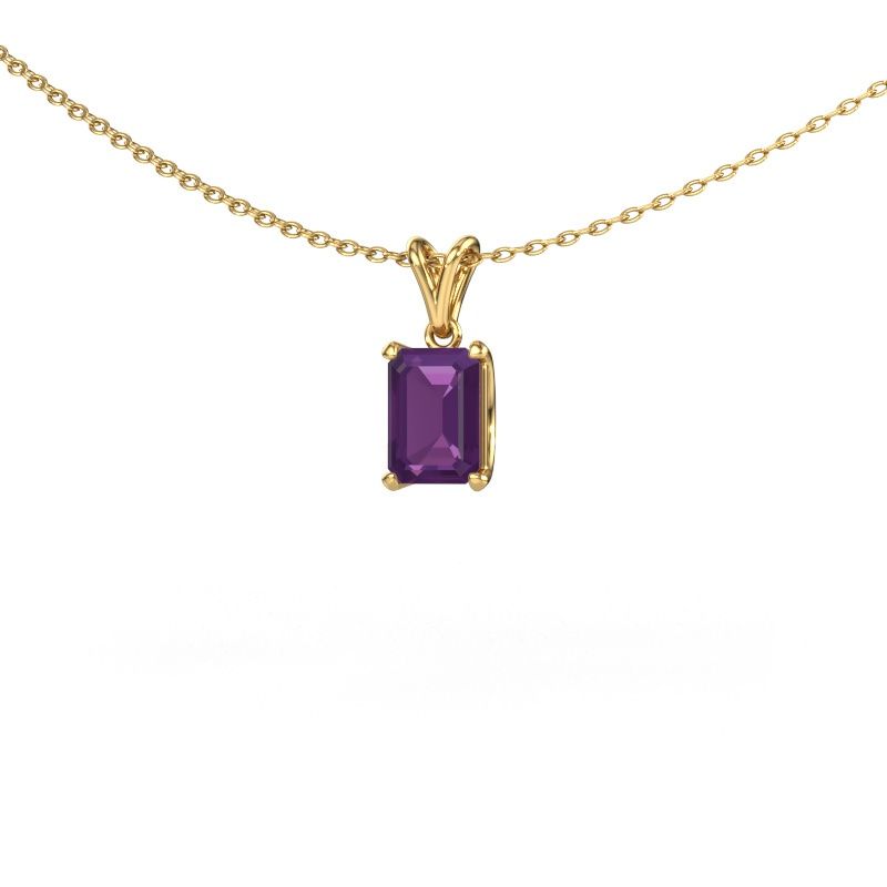 Anhänger Sam EME 585 Gold Amethyst 7x5 mm