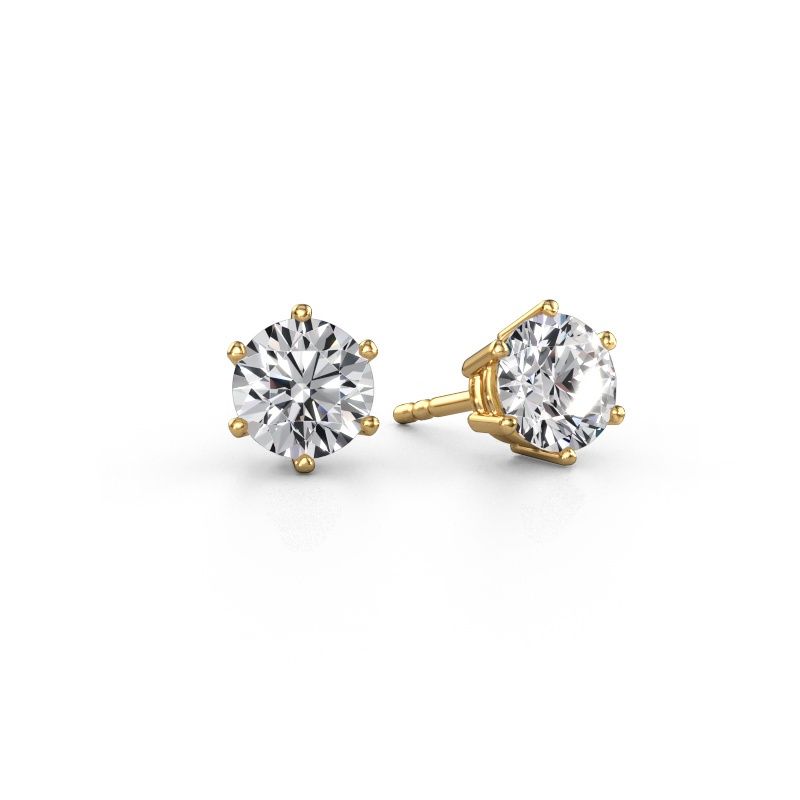 Earrings Fay 585 gold diamond 1.00 crt