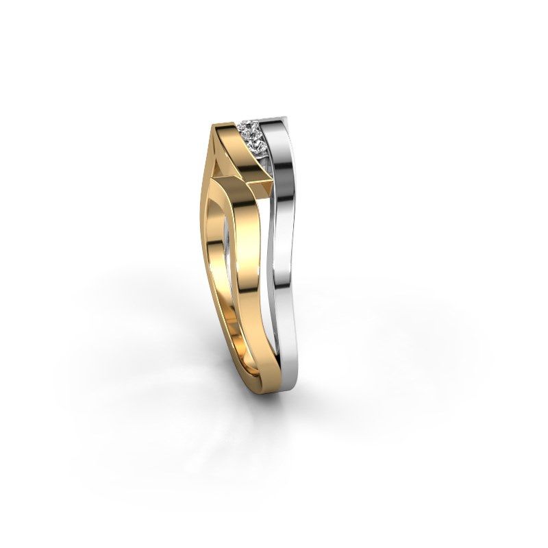 Afbeelding van Ring Amelie<br/>585 goud<br/>Diamant 0.053 Crt