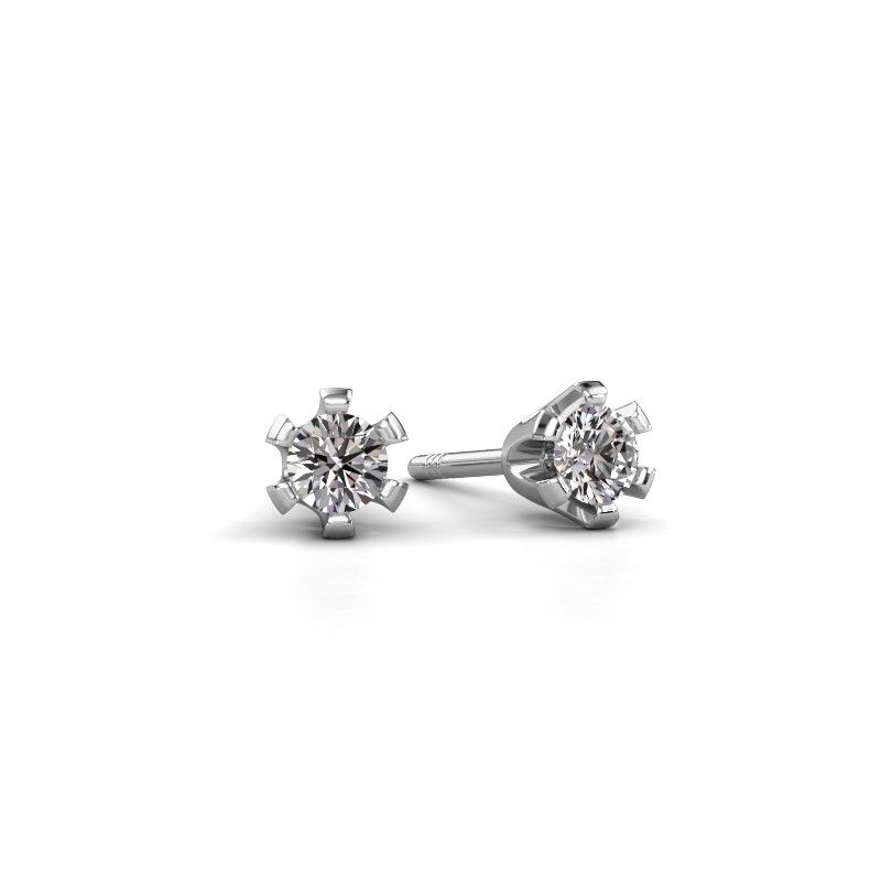 Bild von Ohrsteckers shana express<br/>585 Weißgold<br/>Lab-grown Diamant 0.50 crt