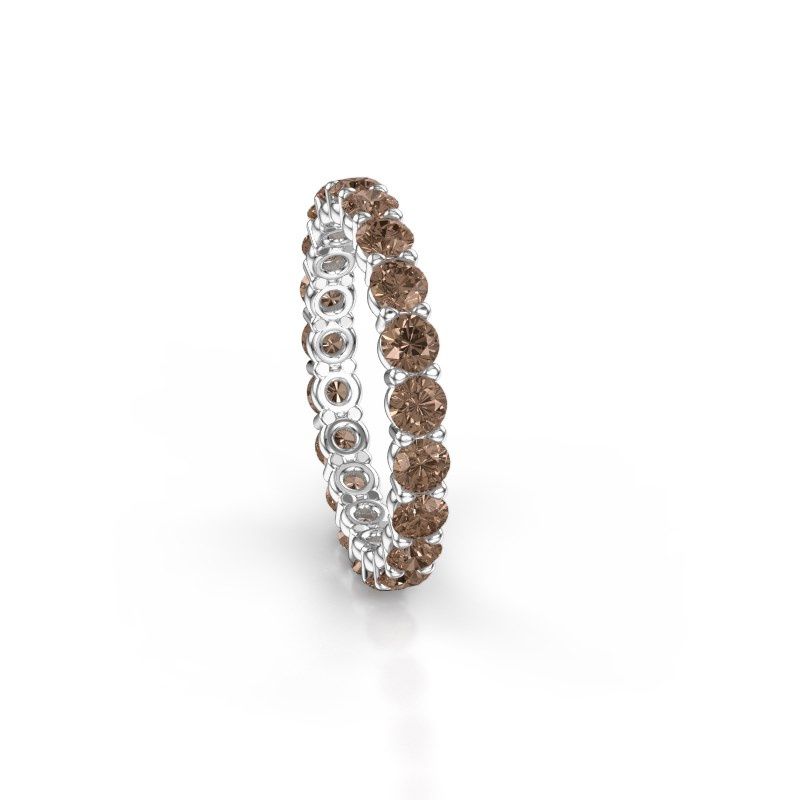 Bild von Ring heddy rnd 2.9<br/>950 Platin<br/>braun diamant 1.995 crt